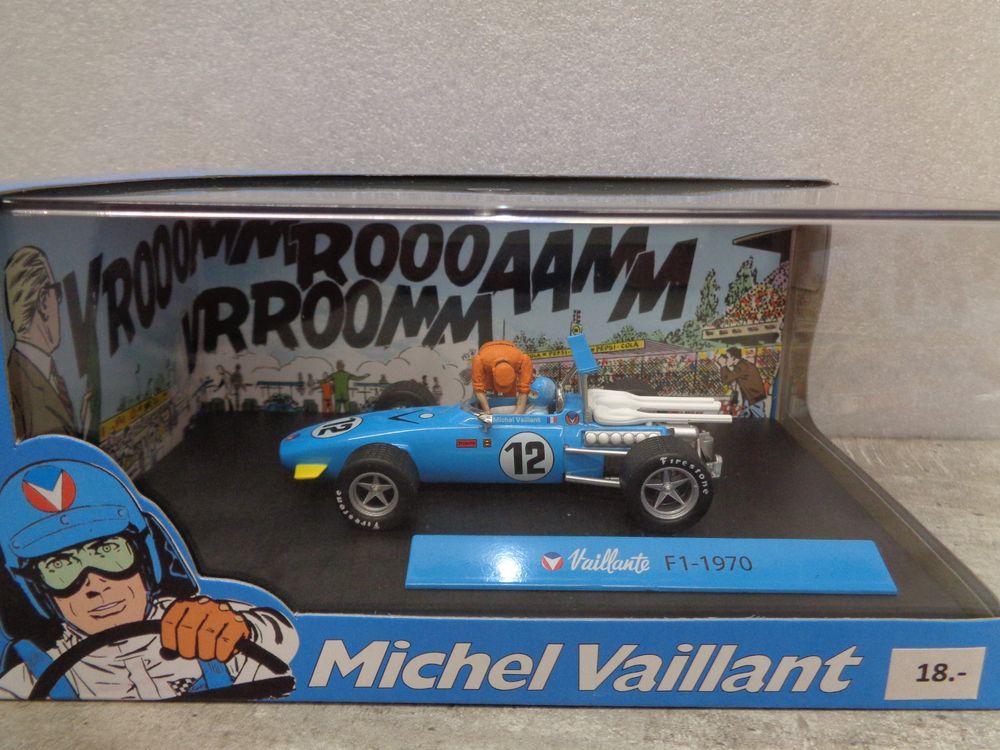 Modèle Réduit F1 Collection Michel Vaillant 1970 Par Altaya - Échelle 1:43, Métal, Neuf