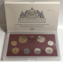 ÖSTERREICH 1991 Kleinmünzensatz PP