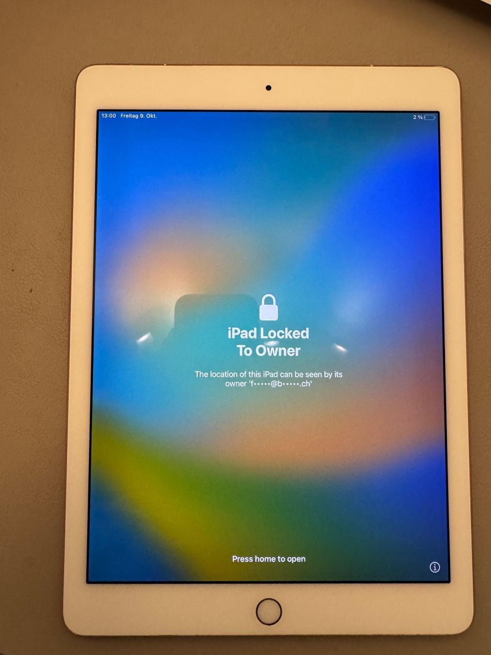 Apple Tablet PC: iPad Pro 9.7" (2016) – Defekt aus Adliswil von Busys