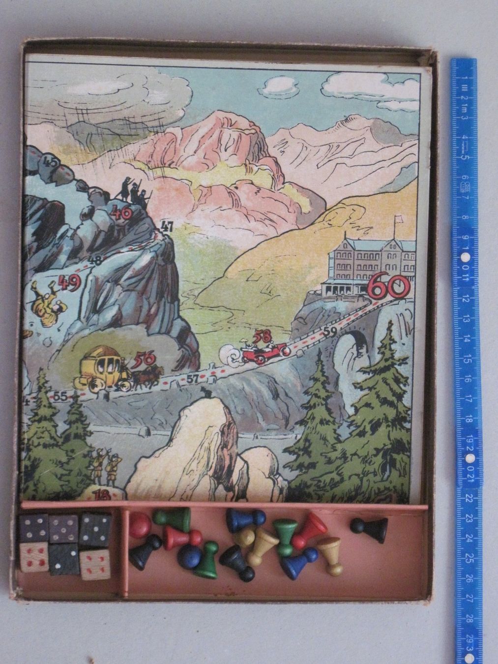 Giochi: Altes Brettspiel "Fidele Bergkraxler" – Usato da Feuerthalen venduto da mam_5l7b 3
