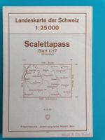 1217 Scalettapass🌞1:25'000 Landeskarte der Schweiz