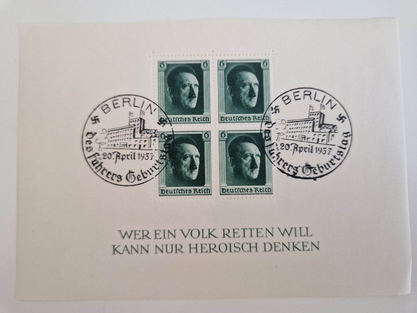 Alle Briefmarken: Deutsches Reich Briefmarken Block 7 – Gebraucht aus St. Gallen von Enrico_SG