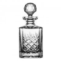 Whiskykaraffe Kristall 800ml Ananas-Muster transparent