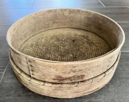 Antikes Sieb Getreidesieb Holz shabby Deko Bauernhof