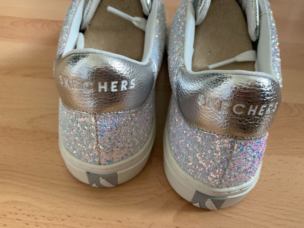 skechers weiß glitzer