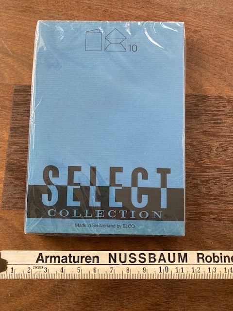 10 Karten und Kuverts blau, SELECT COLLECTION, ELCO (neu) (Neu und ...