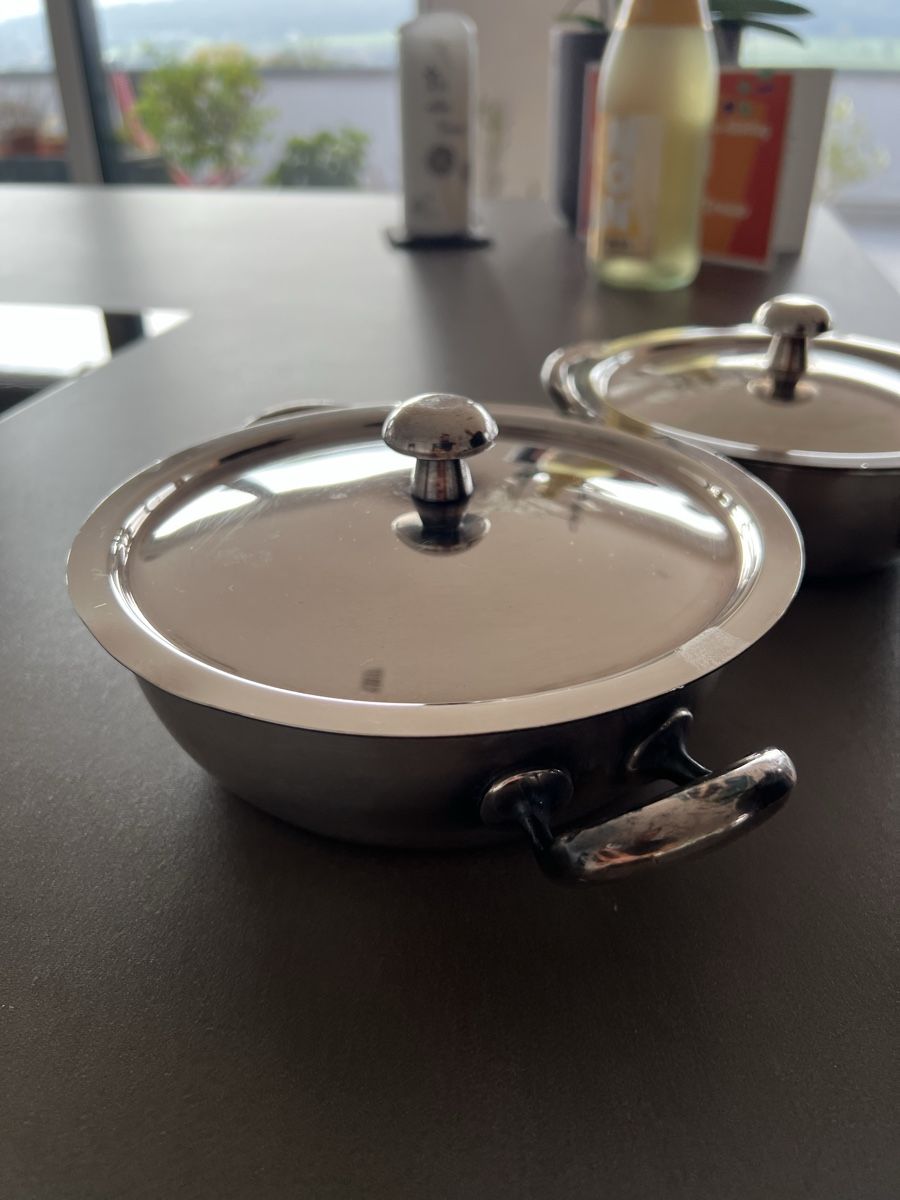 Padelle: Spring SILINOX Switzerland Topf Set, 2 Stück – Usato da Wolfwil venduto da Poulet60 3