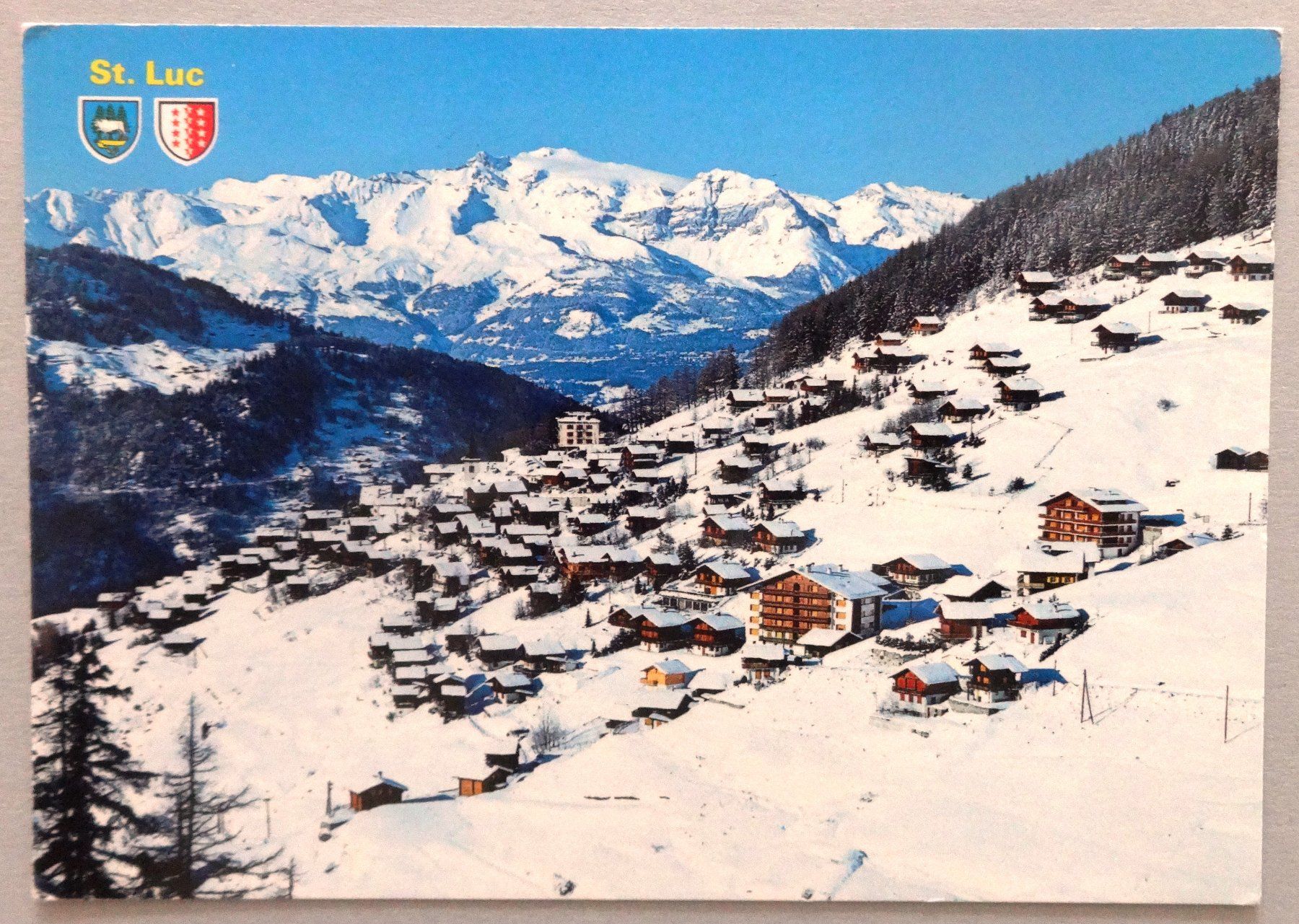 Cartoline postali: St. Luc 1652 m, Val d'Anniviers – Usato da Fétigny venduto da Billy2miny