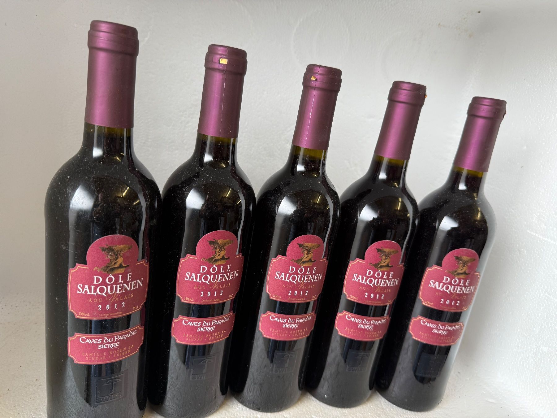 Vino: 5 Flaschen Dole Caves du Paradis AOC 2012 – Nuovo e nell'imballaggio originale da Wöschnau venduto da Vinsale 7