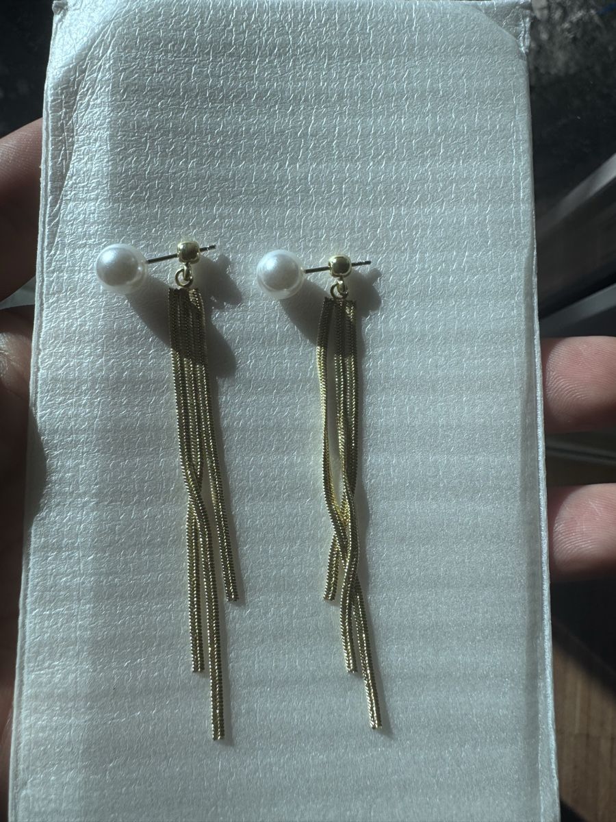 Orecchini pendenti & Orecchini a lobo: Mode Schmuck Perlen Ohrsteck Gold – Nuovo (secondo la descrizione) da Zürich venduto da EMMA0111 2