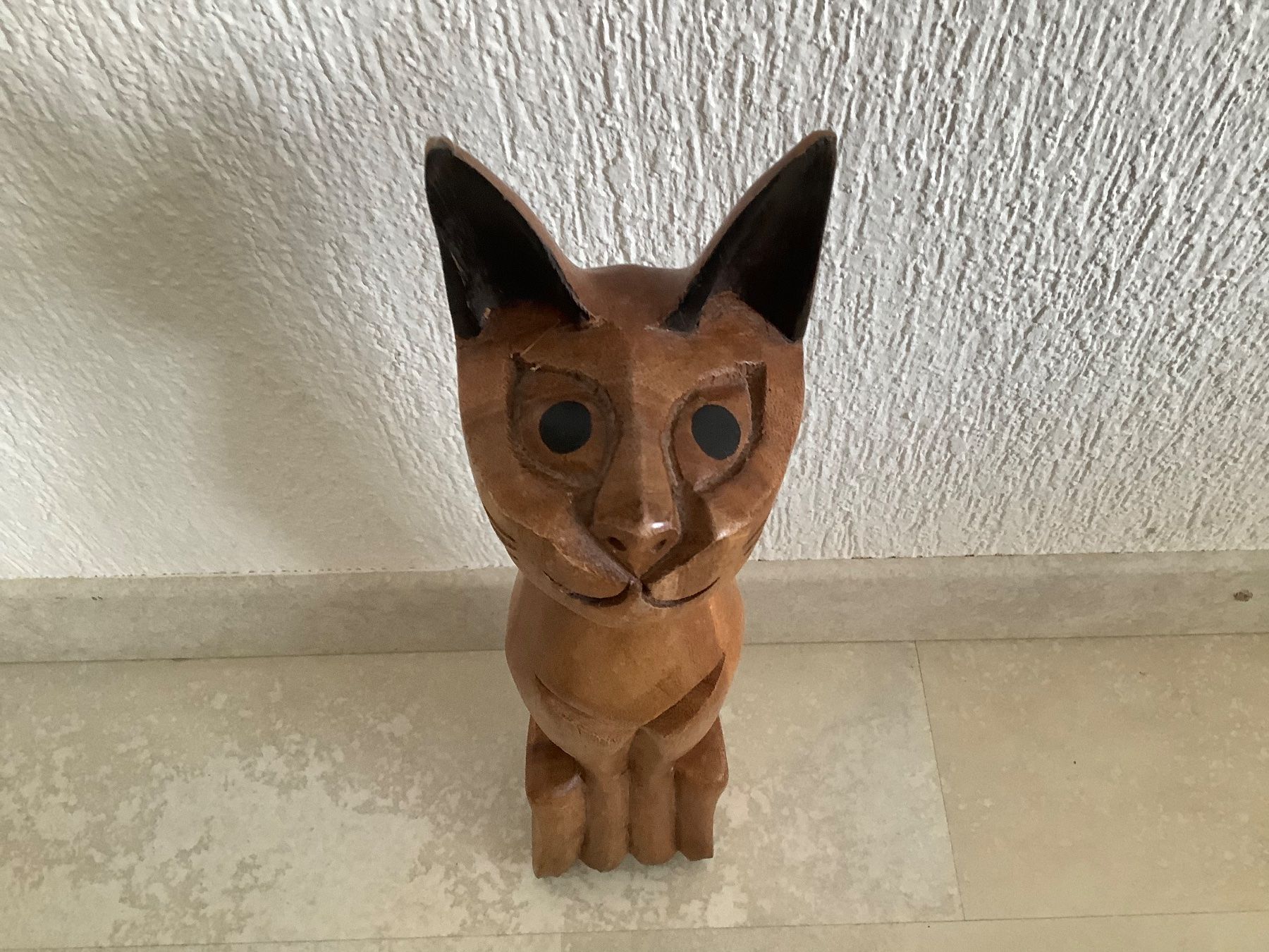 Statuette: Katzefigur aus Holz 38cm – Usato da Hinteregg venduto da bol_9tbb 1
