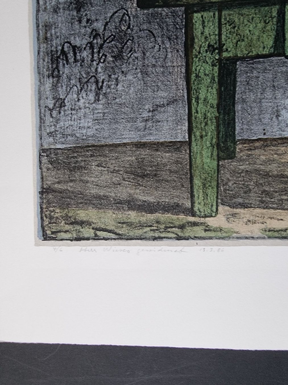 Grafica & Litografie: MAX TRUNINGER LITHOGRAPHIE SIGNIERT NUMMERIERT MIT WIDMUNG – Usato da Gersau venduto da kunst-online 4