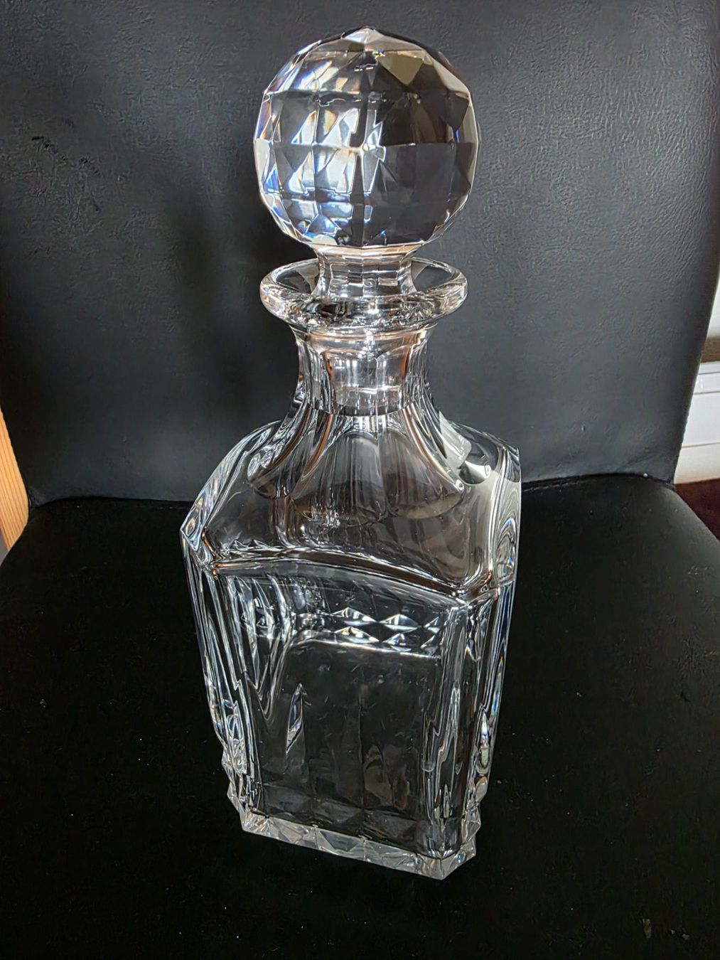Carafes: schwerer Kristall Glas Karaffe Whiskey Dekanter – D'occasion à Walterswil BE par Lonitti 3