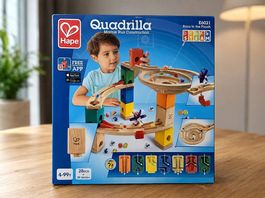 Hape Quadrilla Kugelbahn E6021 (komplett & top Zustand)