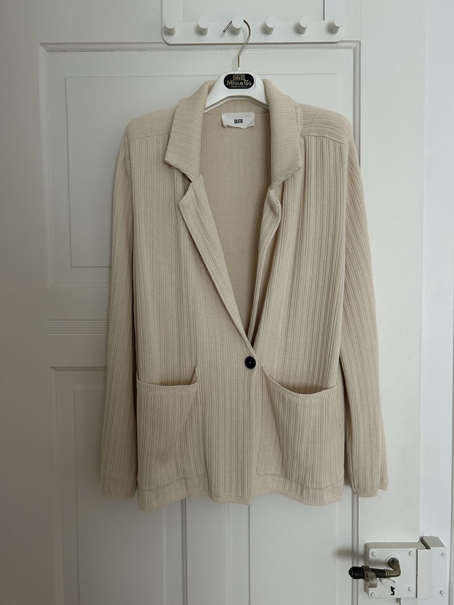 Giacche: Giacca in cotone beige oversize – Usato da Basel venduto da mel_5fzy