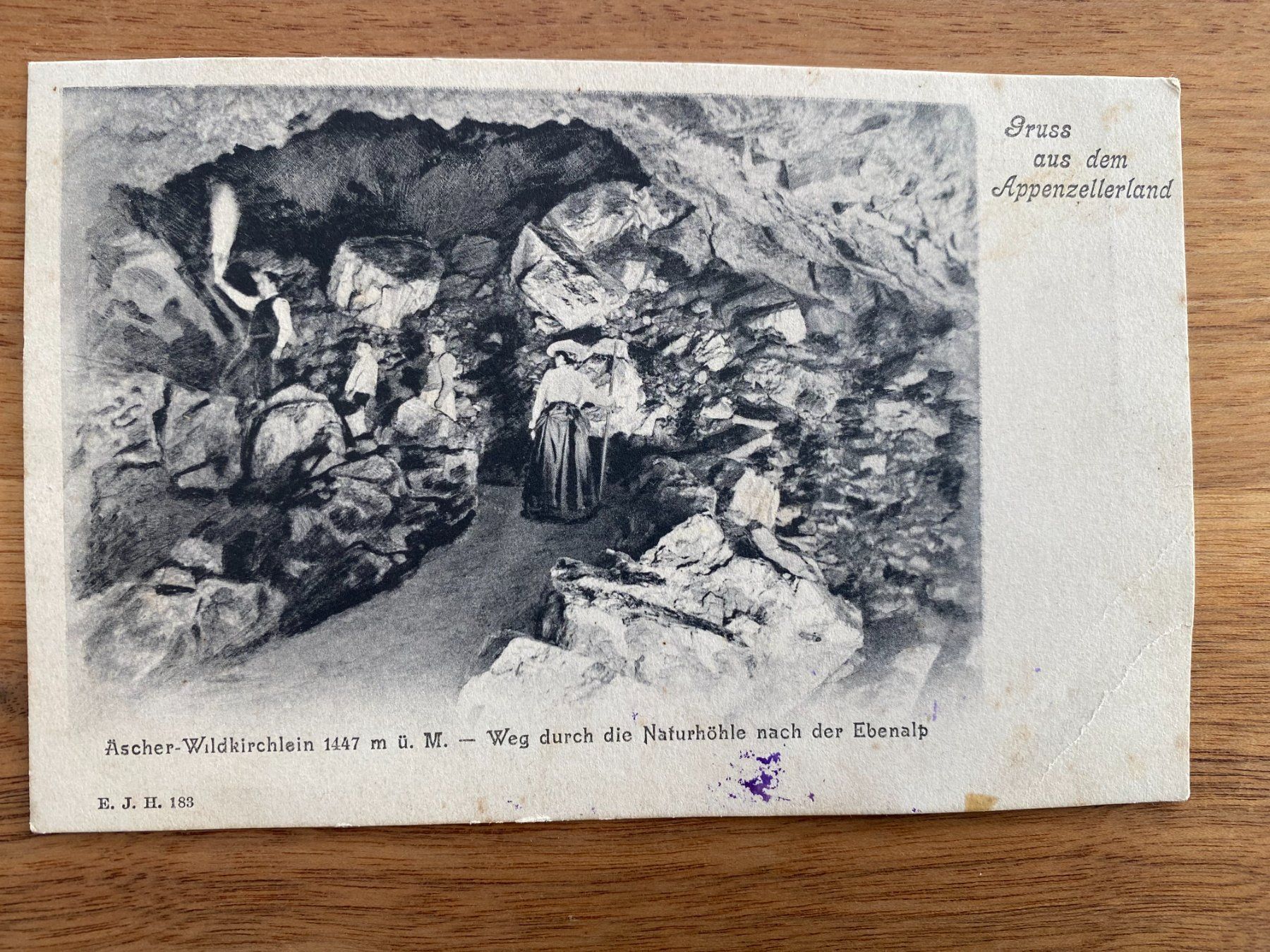 Cartoline postali: Ansichtskarte - Äscher – Usato da Unterterzen venduto da bac_287t