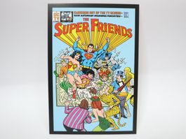 AK DC Comic Cover, Super Friends, Superman Batman Postkarte