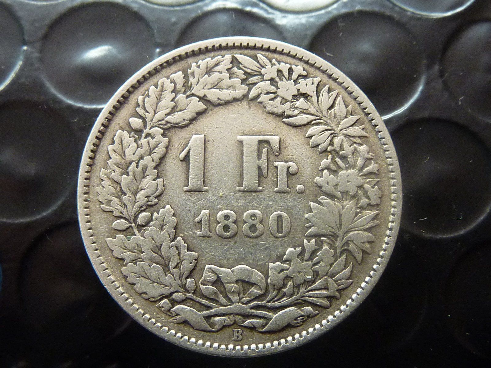 Tutti le monete: 1 Fr. 1880  -  Ungereinigt  - – Usato da Seon venduto da aee_7gpz