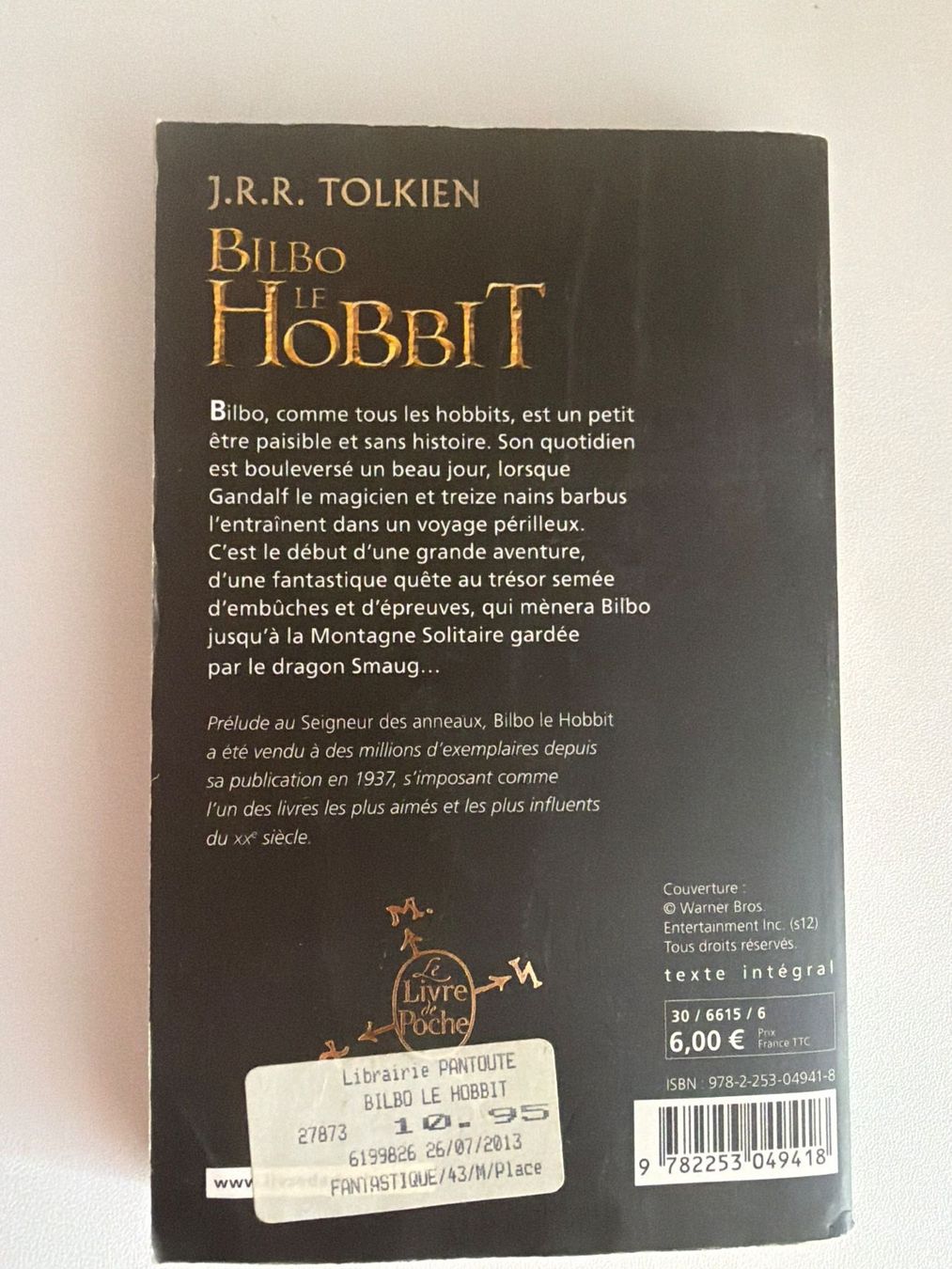 Bücher: Bilbo le Hobbit J.R.R. Tolkien – Gebraucht aus Fribourg von J334455 1
