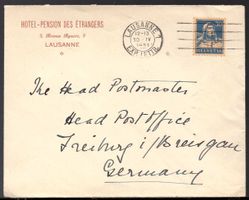 LAUSANNE 30.IV.1931   Hotel -  Pension des ÉTRANGERS
