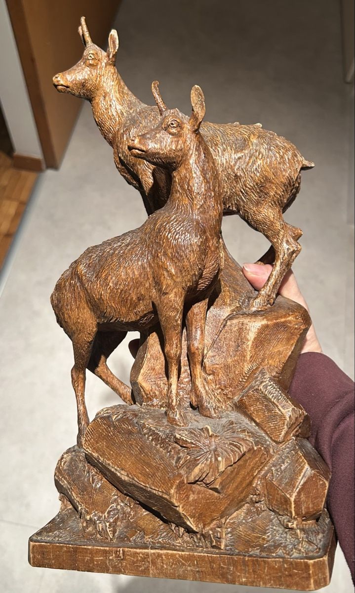 Sculture & Statue: Schöne Skulptur Gämse  – Usato da Bülach venduto da larson27 8