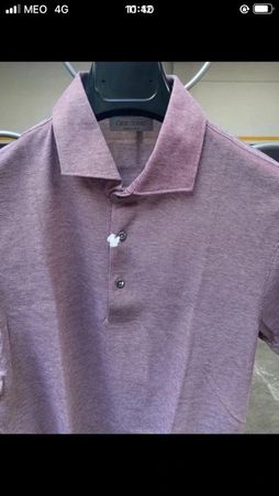 Neues Poloshirt Gran Sasso 52 XL Feinste Baumwolle Bordeaux
