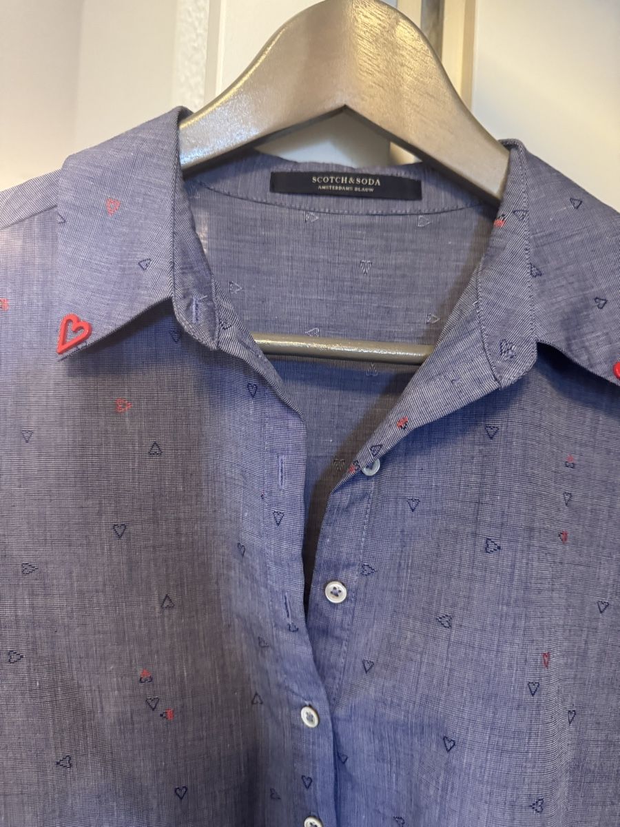 Maison Scotch Vestiti: Scotch&Soda Kleid, blau, Gr. S – Usato da zürich venduto da dalia06 2