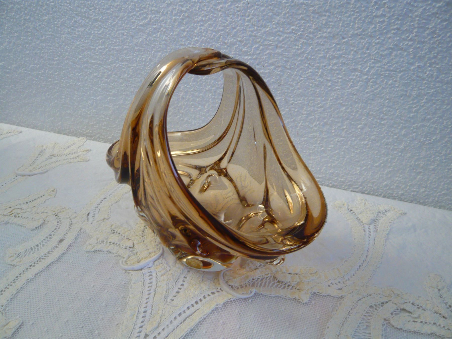Ciotole: Korb, Schale aus Glas Skrdlovice Design – Usato da Schwarzenburg venduto da Michellu 1