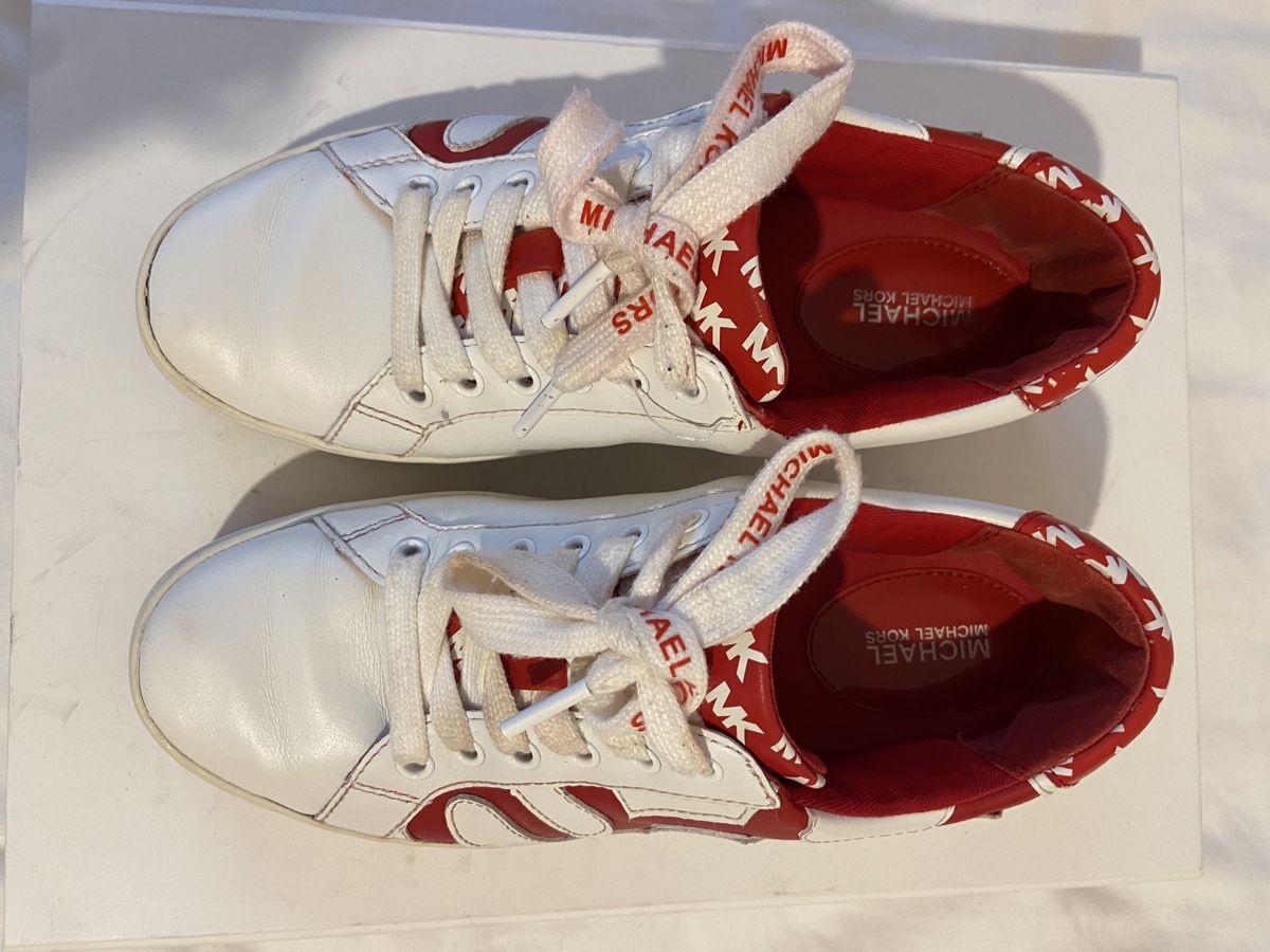 Michael Kors Scarpe da donna: Baskets blanches et rouges Michael Kors – Usato da Chêne-Bougeries venduto da sor_9rzp 2
