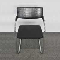 Vitra Visavis 2 Freischwinger - Stapelbar - Anthrazit - mit