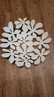 Dekoschale von IKEA, weiss, mit Blumenmuster