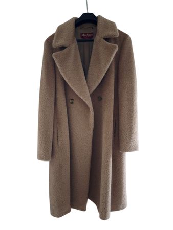 ✨ Wie Neu! Max Mara Studio Teddy-Mantel in Kamel ✨
