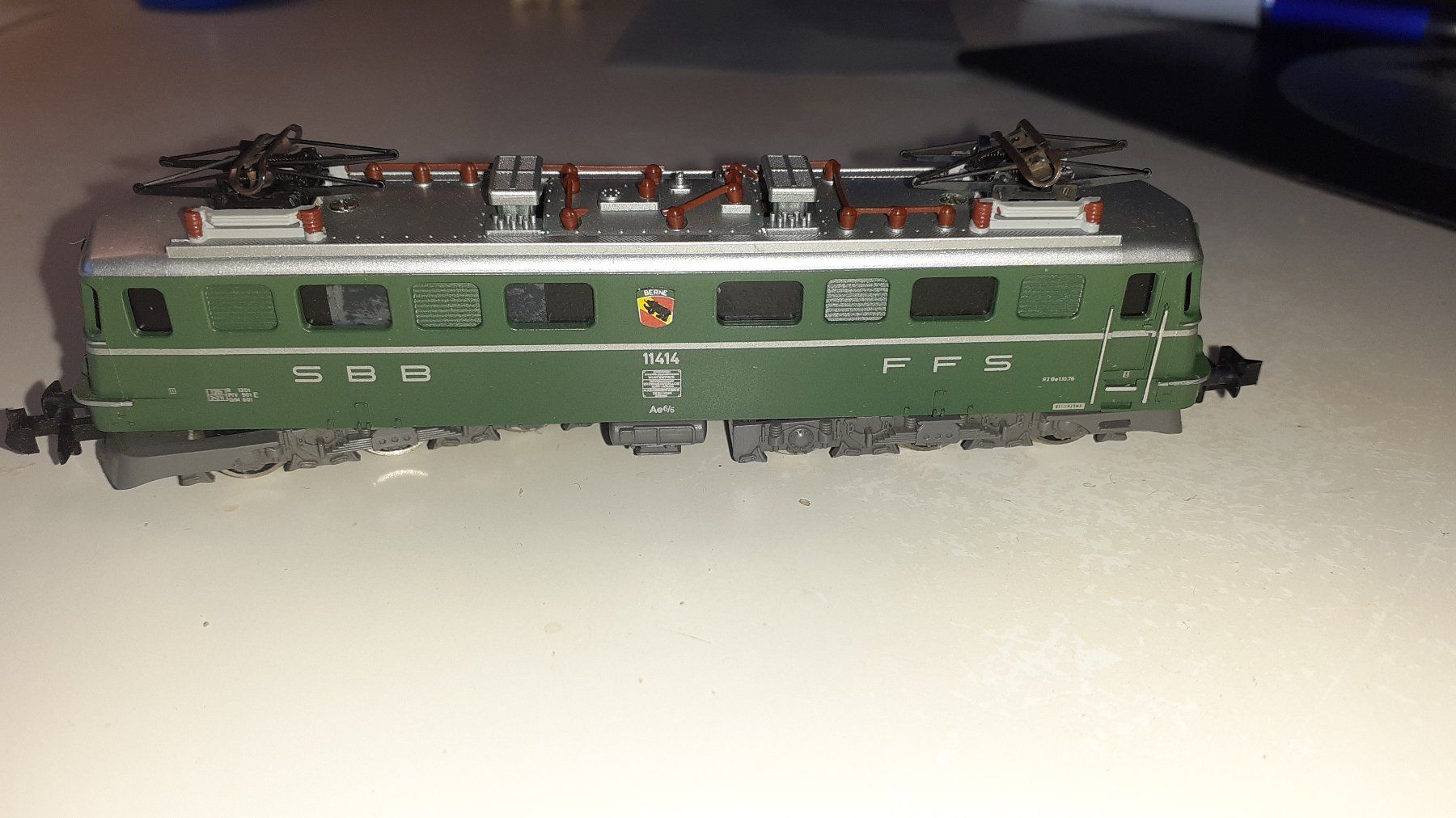 Trix Modellini di ferrovie: Mini Trix Ae 6/6 Bern 11414  8 – Usato da Rheineck venduto da moesli03 1