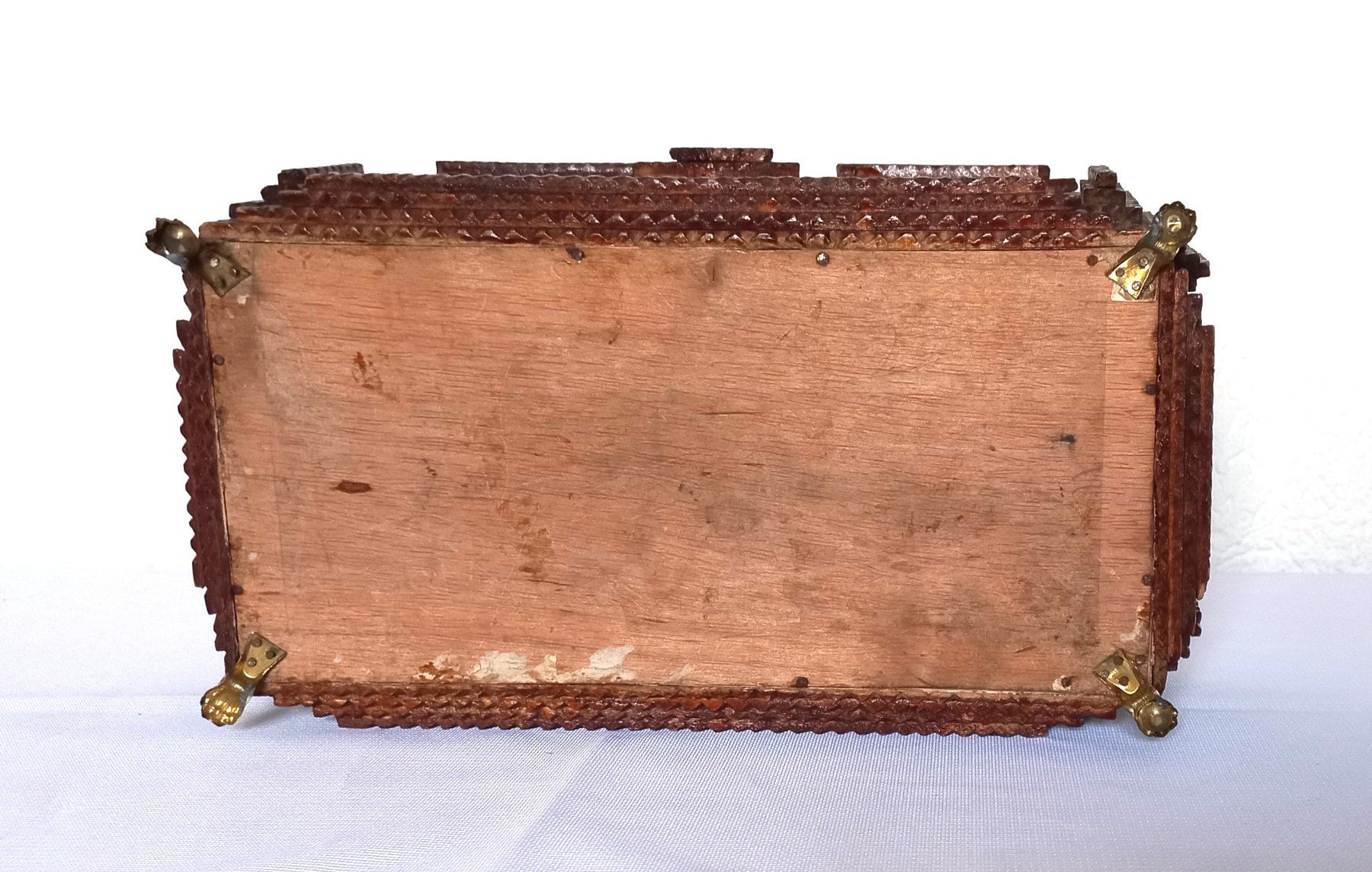 Barattoli: Tramp Art antike Schatulle _b – Usato da Bévilard venduto da Orscha 7