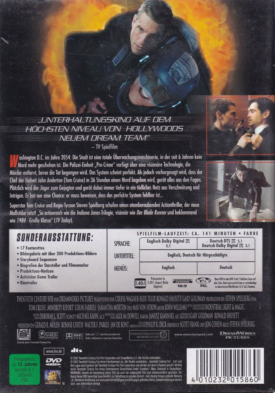 Alle DVDs: DVD ab Fr. 1.--, Minority Report – Gebraucht aus Lausen von Mondeo10628 1