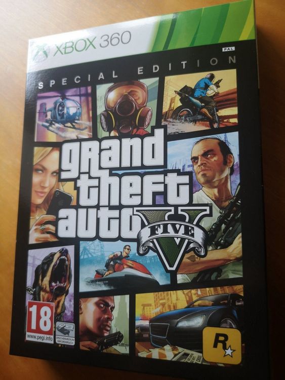 GTA 5 Special Edition XBOX360 NEUWERTIG inkl. Steelbook TOP | Kaufen ...