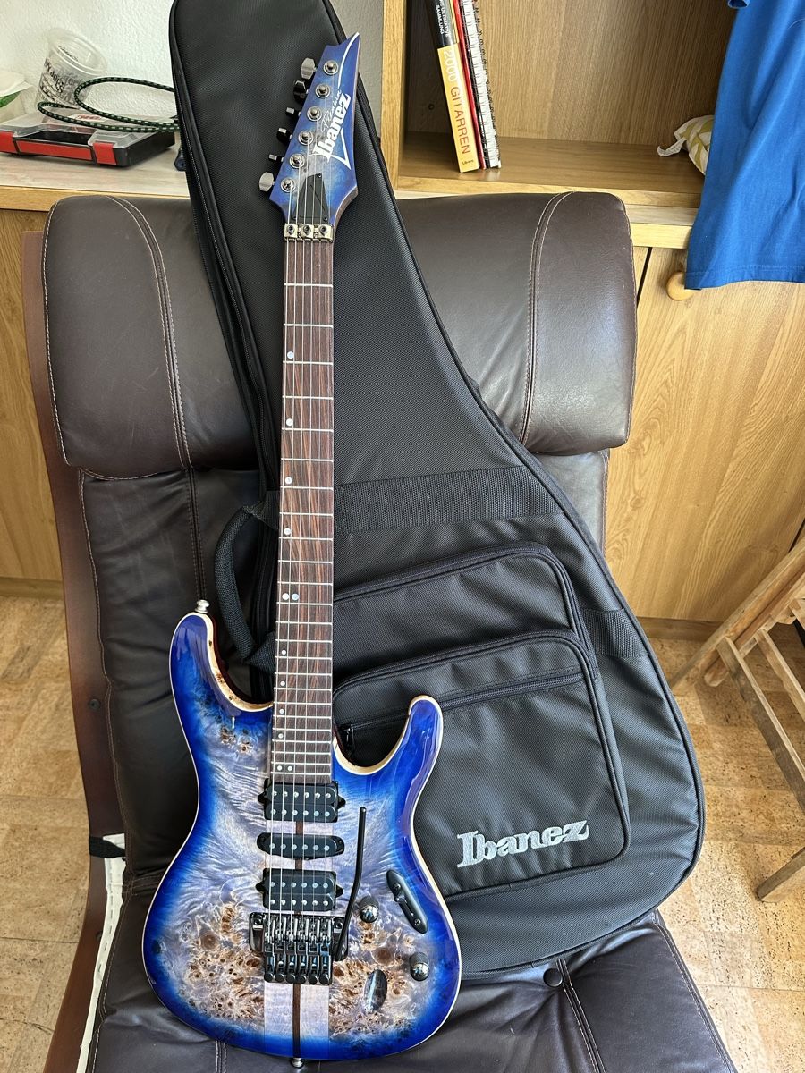 Ibanez Strumenti musicali: Ibanez premium S1070PBZ-CLB – Usato da Tschierv venduto da Screamingwolfguitars 1