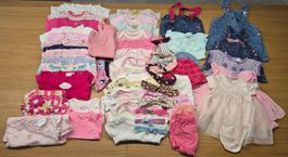 Kleider Paket Mädchen 2, 63 Teile, Sommer, Grösse 62