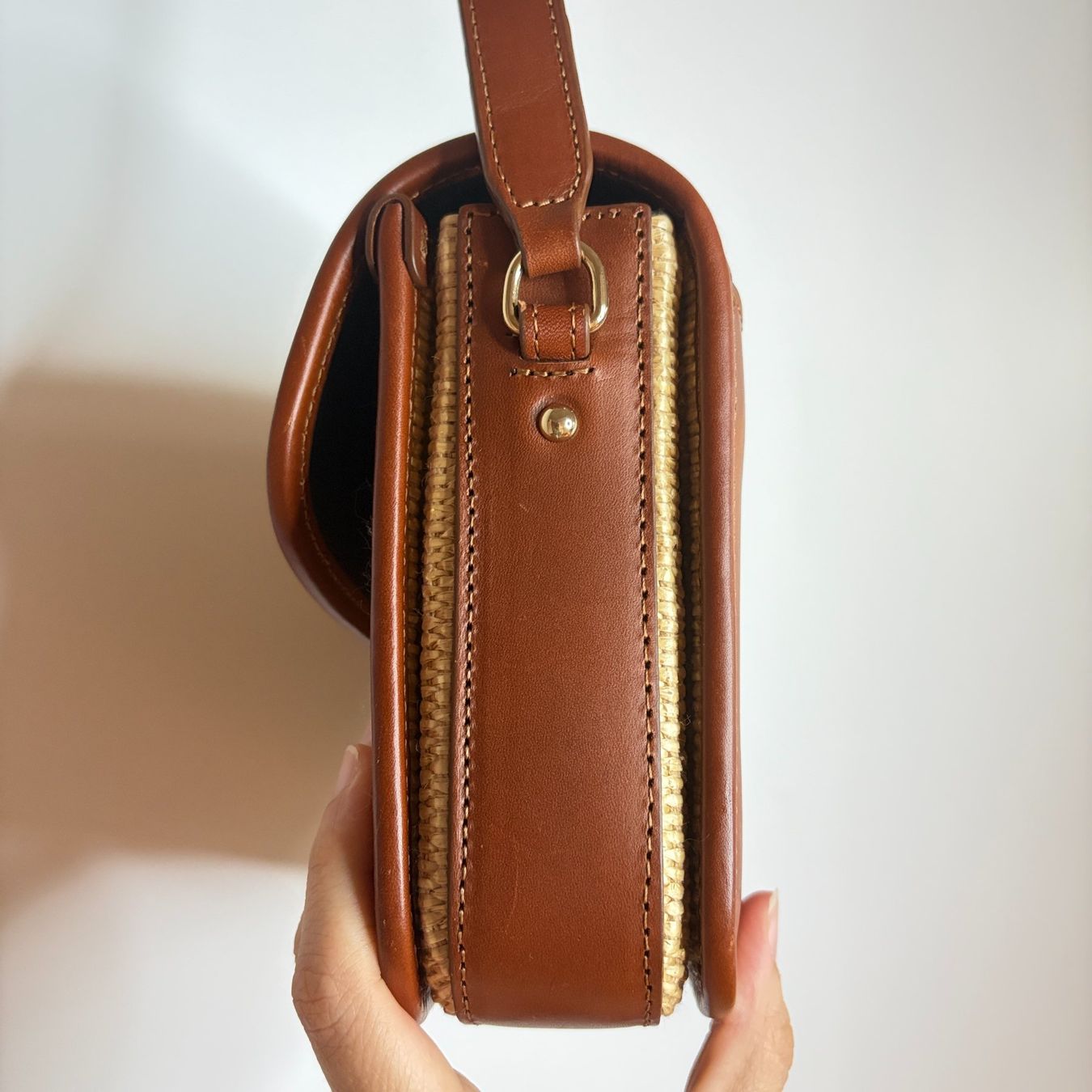 Sezane Borse da donna: Sézane Milo Raffia in Bast/Leder, Sommertasche – Usato da Zürich venduto da bombvoyage 2