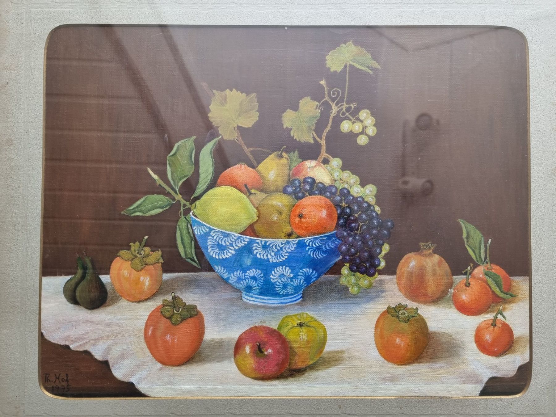 Dipinti: GEMÄLDE STILLLEBEN SIGNIERT TH.HOF MIT RAHMEN – Usato da Gersau venduto da kunst-online 4