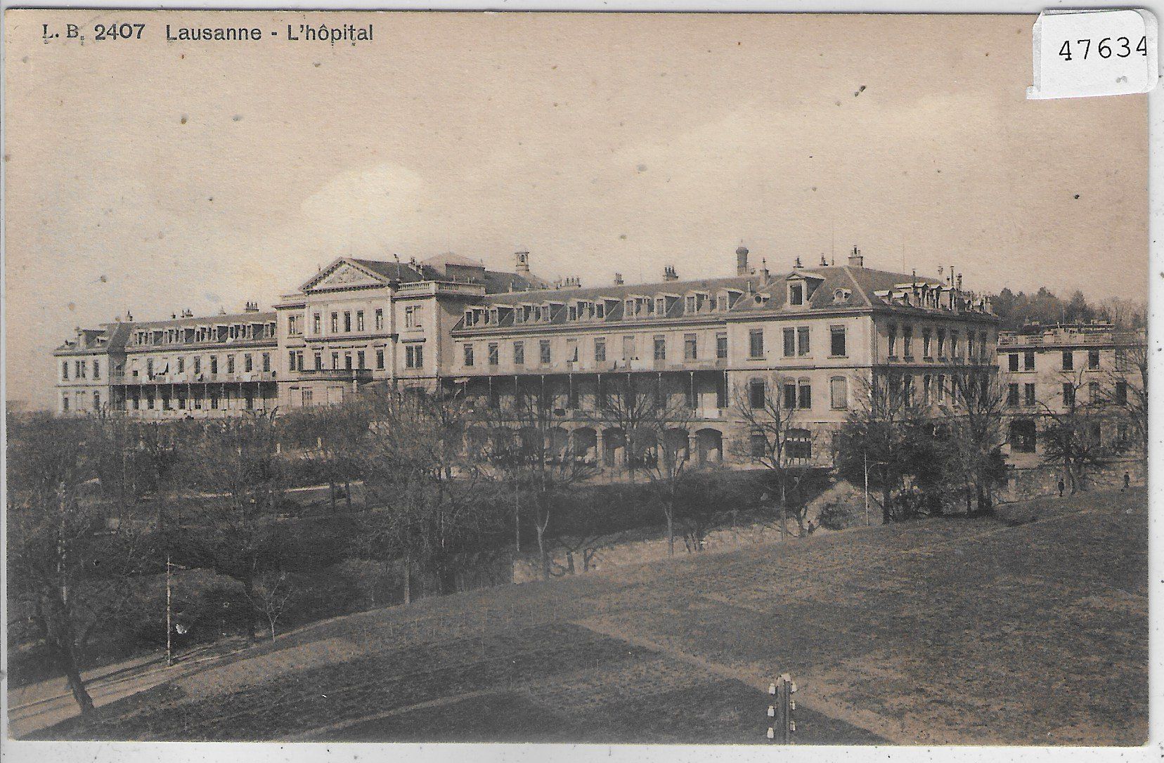 Ansichtskarten: Lausanne - L'hospital – Gebraucht aus Ettingen von Kartenplanet