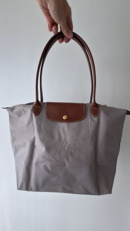 Longchamp Le Pliage Tasche grau guter Zustand