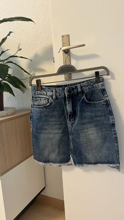 Sisley Jeans Mini Rock Gr. 26 (XS/34) – Denim Skirt Top Zust