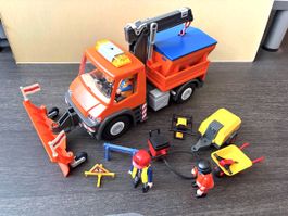 Playmobil Lastwagen Winterdienst mit Zubehör guter Zustand