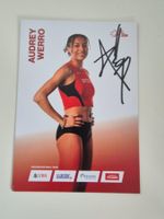 Autogrammkarte Audrey Werro Originalunterschrift