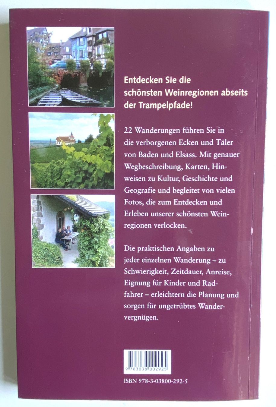 Libri: WEIN-WANDERWEGE - Baden und ELSASS – Usato da Hünenberg venduto da Ecila 3