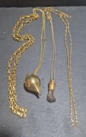 4 Halsketten mit Anhängern goldfarben gebraucht (3)