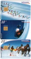 Wintersport - ungebrauchte Schweizer Chip-Taxcard Serie
