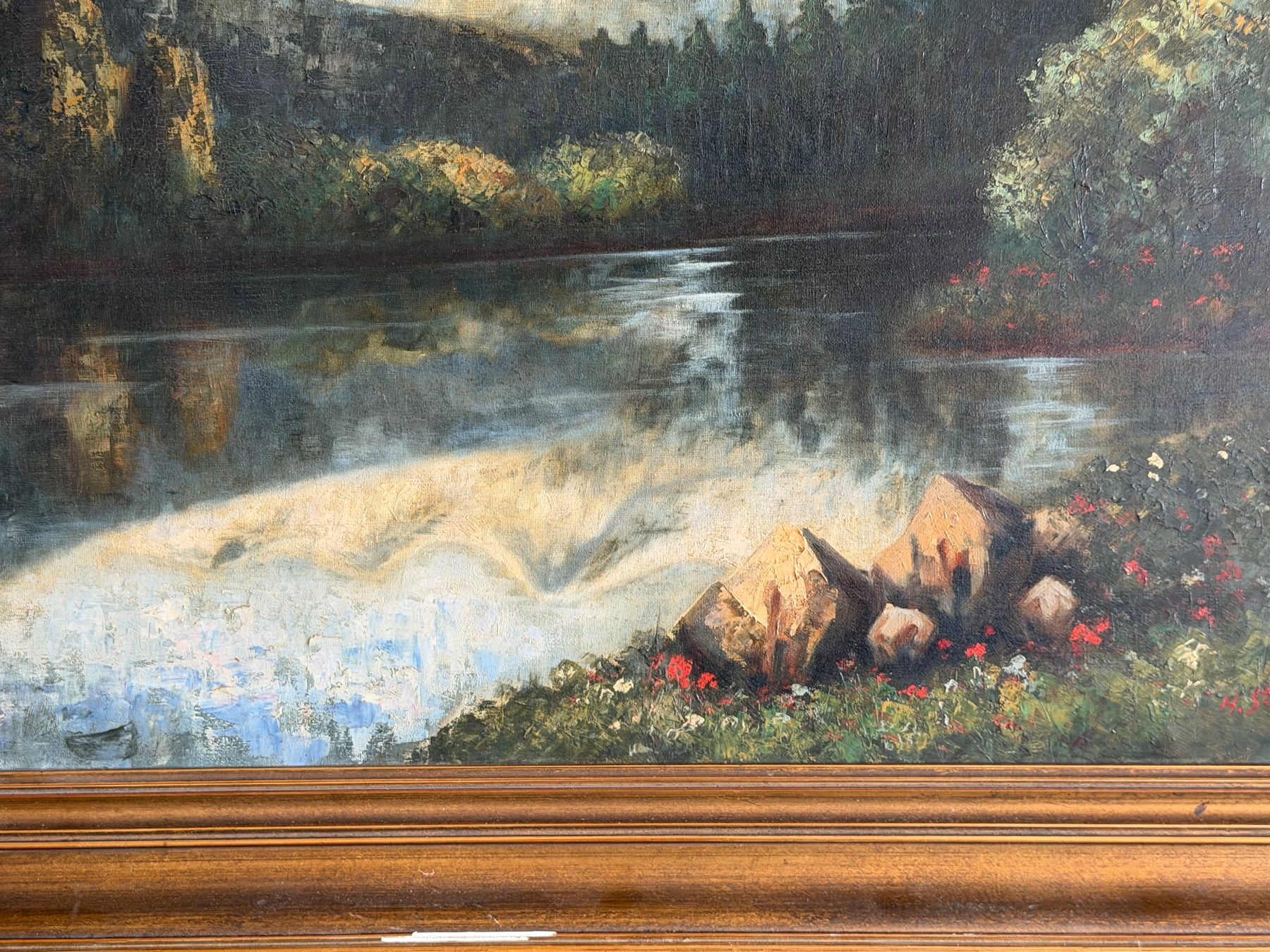 Gemälde: H. Studer Grosse Original ÖlGemälde – Gebraucht aus Basel von PAUL_ART 3