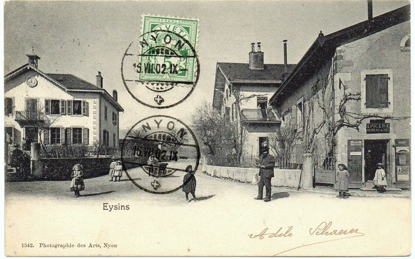 Cartoline postali: EYSINS Epiceri Bureau du Sei – Usato da Jona venduto da philajona
